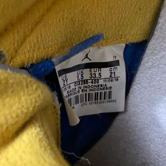 Air Jordan 5 Retro Laney Varsity Royal Blue Sneakers - Picture 8 of 8